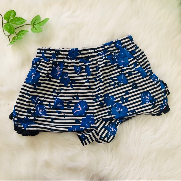 Kate Spade Hibiscus Stripe Active Shorts - Picture 6 of 6